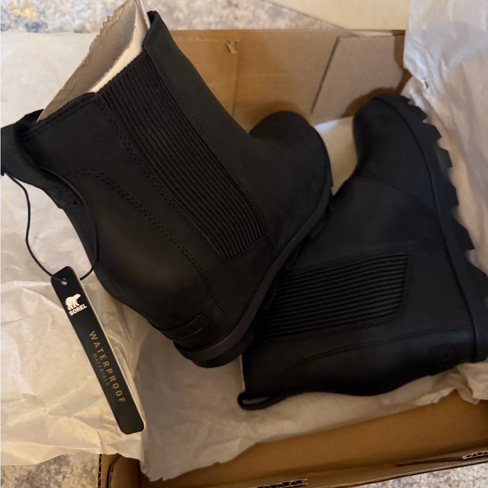 Sorel Black Ankle Boots